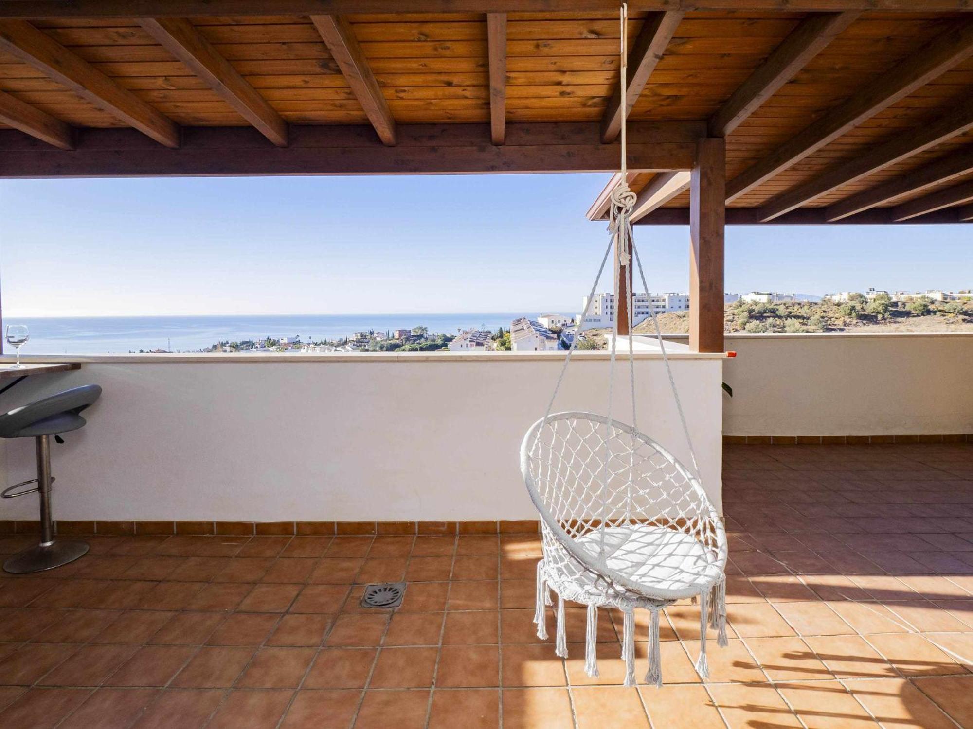 شقة Atico Con Vistas Al Mar Piscina Y Parking مالقة المظهر الخارجي الصورة